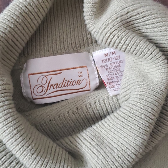 Vintage Green Ombre Sweater - Picture 2 of 4